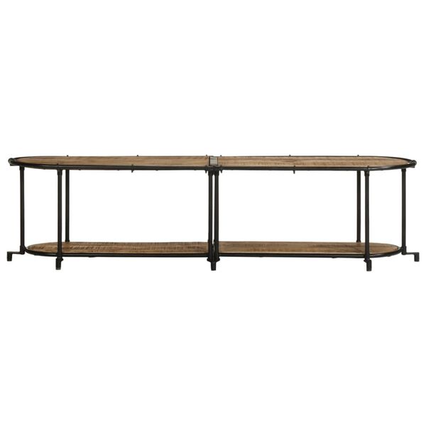 vidaXL TV stolek 160 x 42 x 40 cm masivn&iacute; hrub&eacute; mangovn&iacute;kov&eacute; dřevo