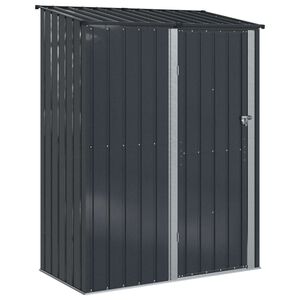vidaXL Zahradn&iacute; kůlny Antracit 153,5 x 86 x 200 cm Kov