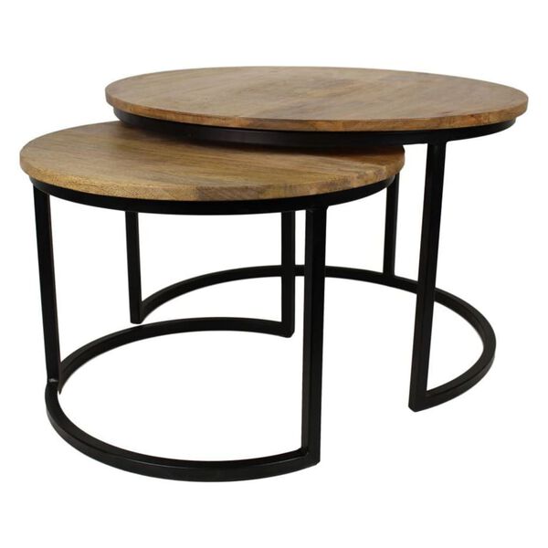 HSM Collection 2d&iacute;ln&aacute; sada konferenčn&iacute;ch stolků Ronin kulat&aacute;