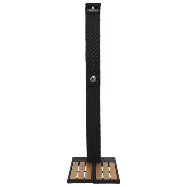 vidaXL Zahradn&iacute; sprcha polyratan a dřevoplast