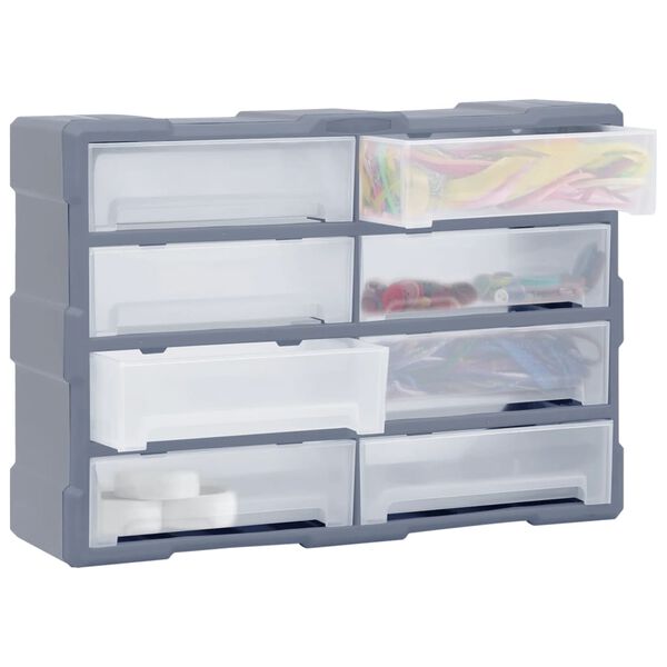 vidaXL Organizér s 8 velkými zásuvkami 52 x 16 x 37 cm