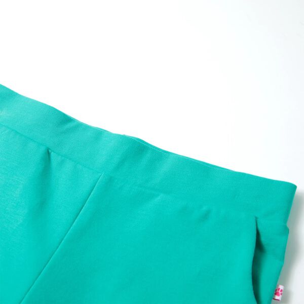 Dětsk&eacute; kalhoty s &scaron;irok&yacute;mi nohavicemi m&aacute;tov&eacute; 140