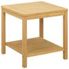vidaXL Bočn&iacute; stůl Př&iacute;rodn&iacute; olej 45 x 45 x 45 cm Masivn&iacute; ak&aacute;tov&eacute; dřevo