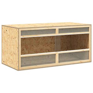 vidaXL Ter&aacute;rium kompozitn&iacute; dřevo 100 x 47 x 47 cm