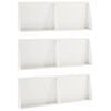 vidaXL Opěrn&aacute; zeď 6 ks 60 x 12 x 50 cm Ocel B&iacute;l&aacute;