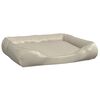 vidaXL Pel&iacute;&scaron;ek pro psy b&eacute;žov&yacute; 80 x 68 x 23 cm uměl&aacute; kůže