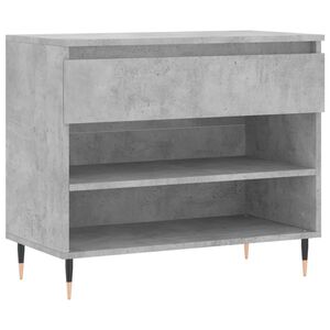 vidaXL Botn&iacute;k betonově &scaron;ed&yacute; 70x36x60 cm kompozitn&iacute; dřevo
