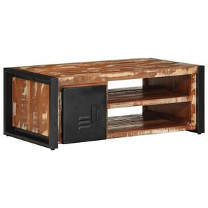 vidaXL Konferenčn&iacute; stolek v&iacute;cebarevn&yacute; 90x50x36 cm recyklovan&eacute; dřevo