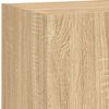 vidaXL 4d&iacute;ln&aacute; ob&yacute;vac&iacute; stěna s LED dub sonoma kompozitn&iacute; dřevo