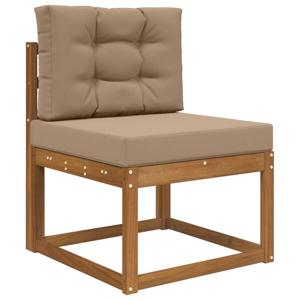 vidaXL Venkovn&iacute; pol&scaron;t&aacute;ř na pohovku 2 pcs Taupe Polyester