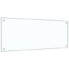 vidaXL Kuchyňský panel průhledný 100 x 40 cm tvrzené sklo