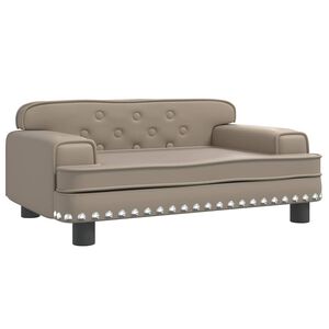 vidaXL Pel&iacute;&scaron;ek pro psy cappuccino 70 x 45 x 30 cm uměl&aacute; kůže