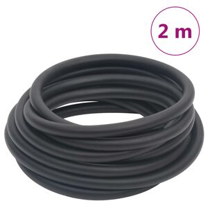 vidaXL Hybridn&iacute; vzduchov&aacute; hadice čern&aacute; 0,6" 2 m pryž a PVC