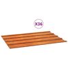 vidaXL Stře&scaron;n&iacute; panely 36 ks rezav&eacute; 60 x 44 cm cortenov&aacute; ocel