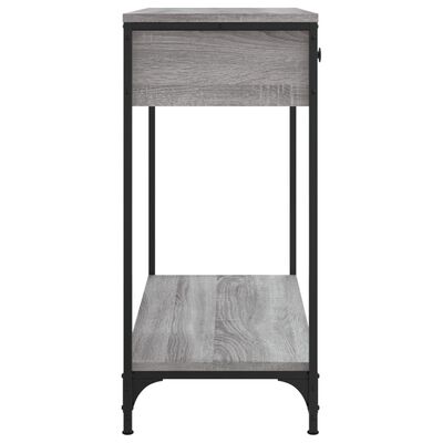 vidaXL Konzolový stolek šedý sonoma 75 x 34,5 x 75 cm kompozitní dřevo