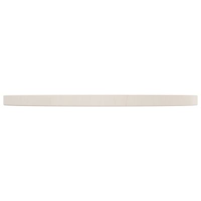vidaXL Stolní deska bílá Ø 50 x 2,5 cm masivní borové dřevo