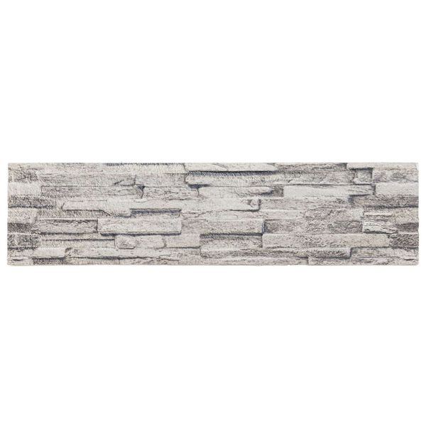 vidaXL N&aacute;stěnn&eacute; panely 10 pcs Světle &scaron;ed&aacute; 100 x 25 cm EPS pěna