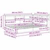 vidaXL Knihovna postel s čelo dub sonoma 160 x 200 cm Kompozitn&iacute; dřevo