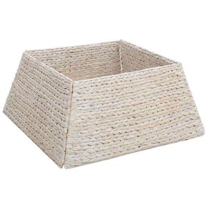 vidaXL V&aacute;nočn&iacute; obojek na stromek B&iacute;l&aacute; 60 x 60 x 28 cm Vodn&iacute; hyacint