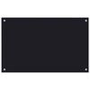 vidaXL Kuchyňsk&yacute; panel čern&yacute; 80 x 50 cm tvrzen&eacute; sklo