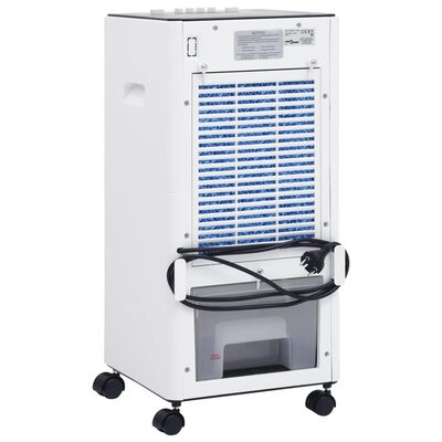 vidaXL Mobilní chladič vzduchu 3 v 1 bílý a černý 61 x 31 x 27 cm 65 W