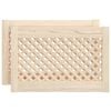 vidaXL N&aacute;bytkov&aacute; dv&iacute;řka mř&iacute;žkov&yacute; design 2 ks 59,5 x 39,5 cm borovice