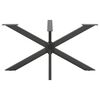 vidaXL Noha j&iacute;deln&iacute;ho stolu ve tvaru pavouka antracitov&aacute; 150 x 78 x (72-73) cm ocel