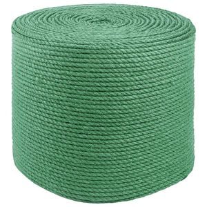 vidaXL Jutov&eacute; lano Zelen&aacute; 100% jute Tossa
