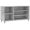 vidaXL Botn&iacute;k betonově &scaron;ed&yacute; 102x36x60 cm kompozitn&iacute; dřevo
