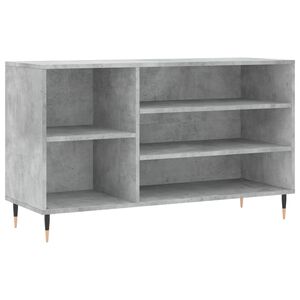 vidaXL Botn&iacute;k betonově &scaron;ed&yacute; 102x36x60 cm kompozitn&iacute; dřevo