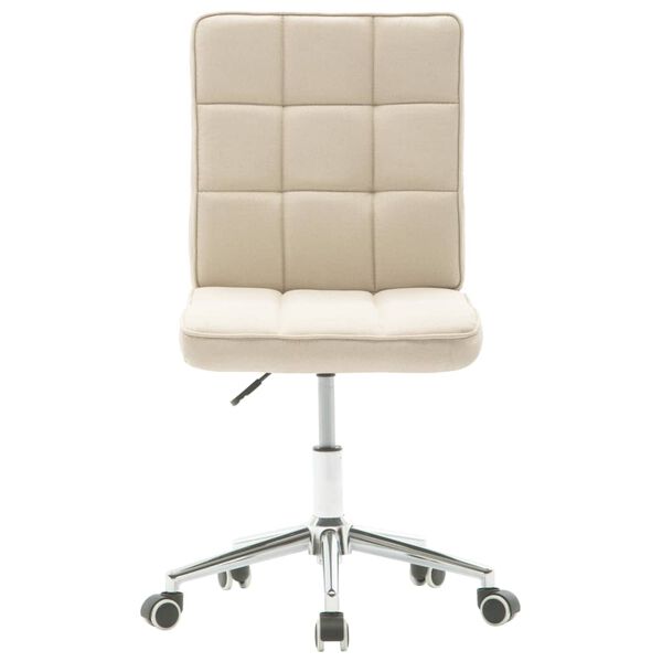 vidaXL J&iacute;deln&iacute; židle 6 ks kr&eacute;mov&eacute; textil