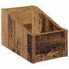 vidaXL Krabice na LP desky Star&eacute; dřevo 18 x 32 x 18 cm