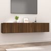 vidaXL TV skř&iacute;ňky 2 ks hněd&yacute; dub 80 x 30 x 30 cm kompozitn&iacute; dřevo