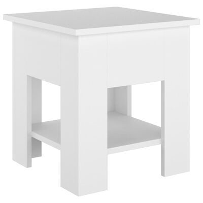 vidaXL Konferenční stolek bílý 40 x 40 x 42 cm kompozitní dřevo