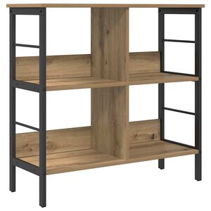 vidaXL Knihovna 4 &uacute;rovn&iacute; 82 x 32 x 79 cm Kompozitn&iacute; dřevo