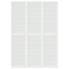 vidaXL Skládací 3dílný paraván v japonském stylu 120 x 170 cm bílý