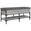 vidaXL Lavice s botn&iacute;kem &scaron;ed&aacute; sonoma 102 x 42 x 45 cm kompozitn&iacute; dřevo