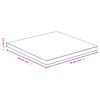 vidaXL Stoln&iacute; deska 50 x 50 x 2,5 cm bambus