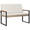vidaXL Venkovn&iacute; lavice 2 -Seater 107 x 61 x 80 cm polyratan