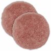 vidaXL Povlak na pol&scaron;t&aacute;ř 2 pcs HEERLEN Růžov&aacute; &Oslash; 60 cm PV fleece