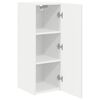 vidaXL TV wall cabinet 2 pcs B&iacute;l&aacute; 30 x 31 x 80 cm kompozitn&iacute; dřevo