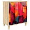 vidaXL Př&iacute;born&iacute;k HEESCH Barevn&yacute; blokov&yacute; potisk 66 x 36,5 x 75 cm