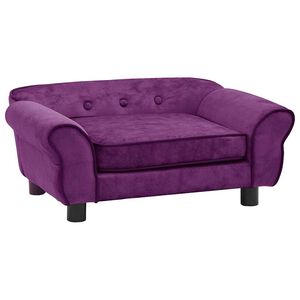 vidaXL Pohovka pro psy v&iacute;nov&aacute; 72 x 45 x 30 cm ply&scaron;