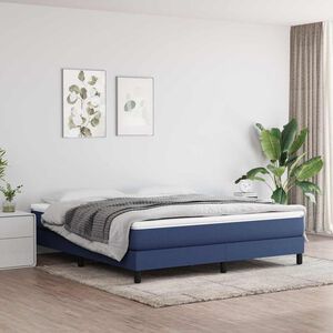 vidaXL Ta&scaron;tičkov&aacute; matrace středn&iacute; tvrdost modr&aacute; 180 x 200 x 20 cm textil