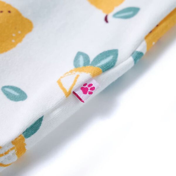 Dětsk&eacute; tričko s uzlem ecru 116