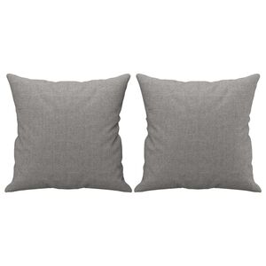 vidaXL Dekoračn&iacute; pol&scaron;t&aacute;ře 2 ks světle &scaron;ed&eacute; 40 x 40 cm textil