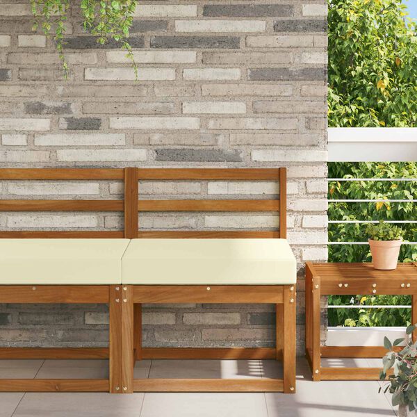 vidaXL Venkovn&iacute; pol&scaron;t&aacute;ř na pohovku Kr&eacute;mov&aacute; 60 x 60 x 8 cm Polyester