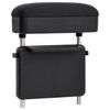 vidaXL Loketn&iacute; opěrka univerz&aacute;ln&iacute; čern&aacute; 23 x 8 x (30&ndash;38) cm ABS