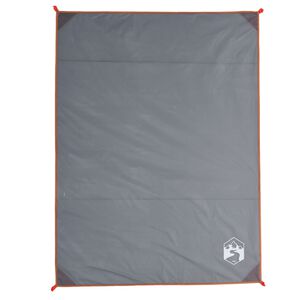 vidaXL Piknikov&aacute; deka s kol&iacute;ky &scaron;ed&aacute; a oranžov&aacute; 205 x 155 cm