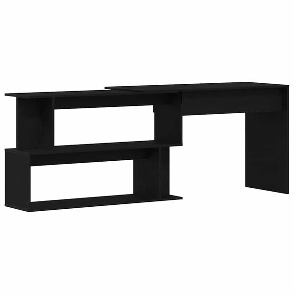 vidaXL Stůl Čern&yacute; dub 200 x 50 x 76 cm kompozitn&iacute; dřevo